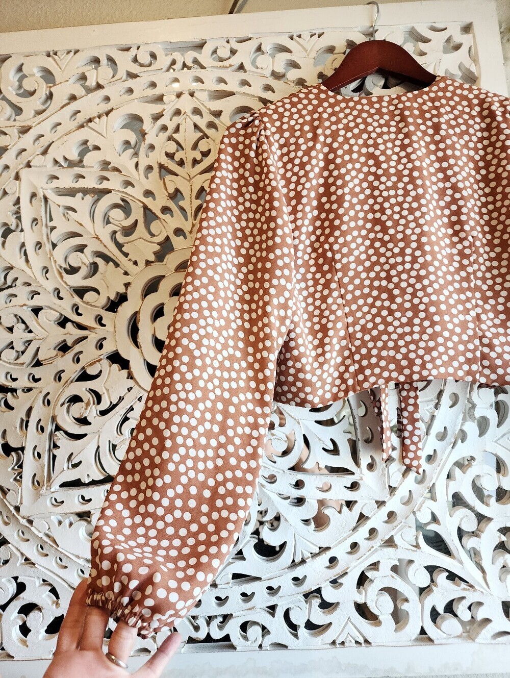 RESA CHA CHA CHA TERRACOTA POLKA DOT NWOT SIZE MEDIUM - Picture 15 of 15